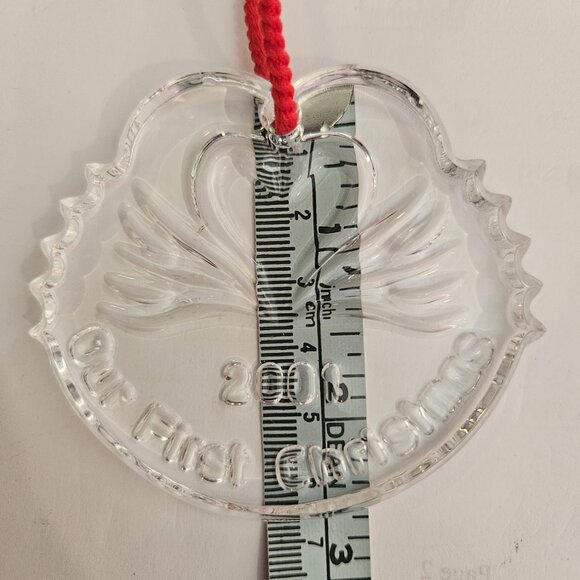 Waterford Crystal Christmas Ornament - "The Wedding Collection"; signed by maker - Picture 6 of 10